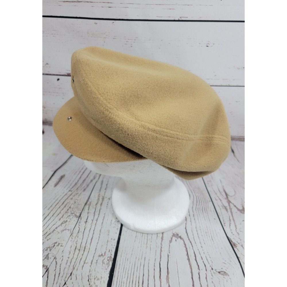 Totes United Hunters‎ Cap Chestnut Fleece Cabbie Newsboy Hat Men's Size Medium